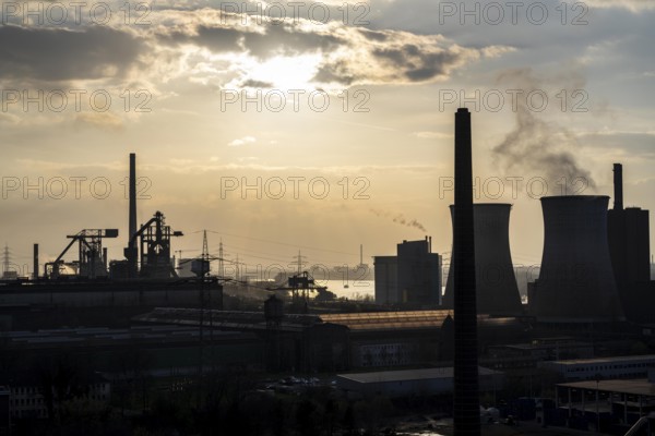 Hüttenwerke Krupp-Mannesmann, HKM in Duisburg-Hüttenheim, coking plant and 2 blast furnaces,