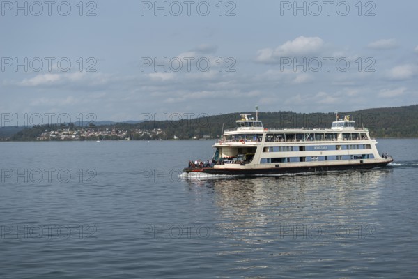 Ferry Meersburg to Constance, Lake Constance, passengers, cars, transport, Baden-Württemberg,