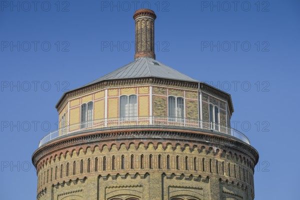 Water tower, now a residential building, Wasserturmplatz, Prenzlauer Berg, Pankow, Berlin, Germany,