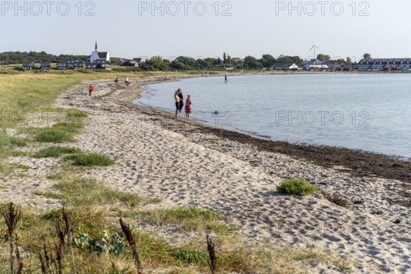 On the beach at Bagenkop, Langeland Island, Denmark, Europe
