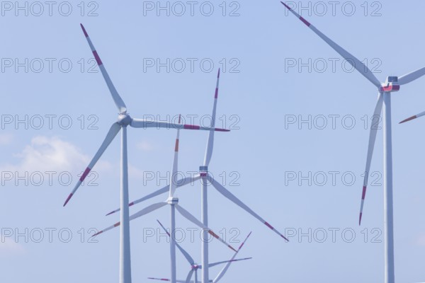 Hochheim wind farm, Wangenheim, Thuringia, Germany, Europe
