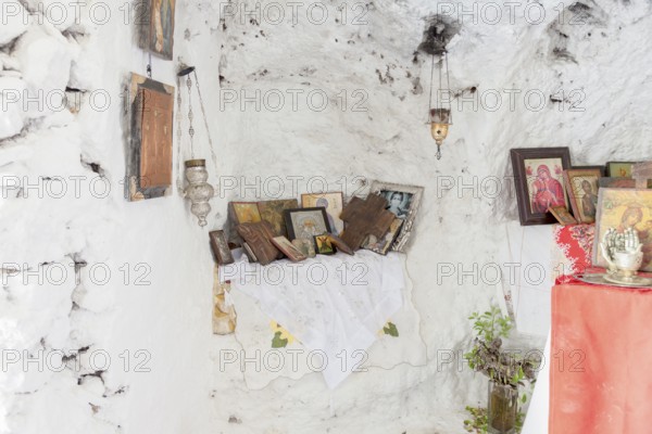 Stilianos Chapel at Porto Timoni, Corfu, Ionian Islands, Greece, Europe