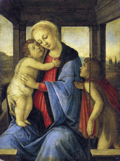 Die Madonna mit dem Kind und dem heiligen Johannes dem Täufer, The Madonna and Child with the