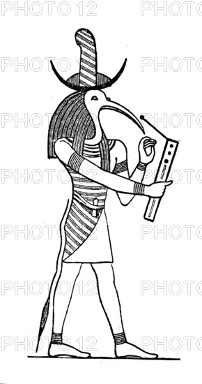 Thoth, Thoth, Tehut, Tahuti, in Egyptian mythology the ibis-headed or pavian-shaped god of the