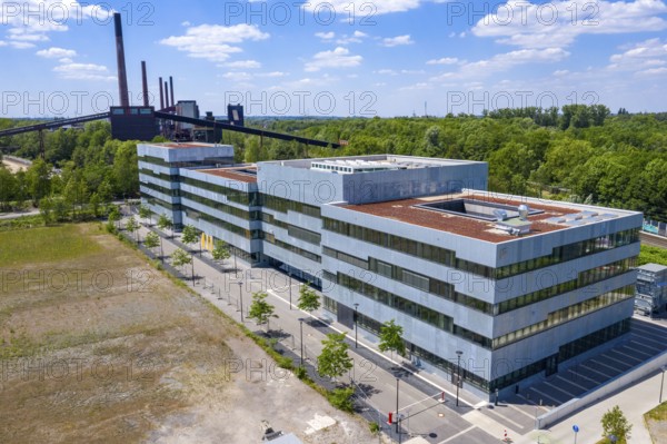 New building of the Folkwang University of the Arts, on the site of the Zollverein Coal Mine