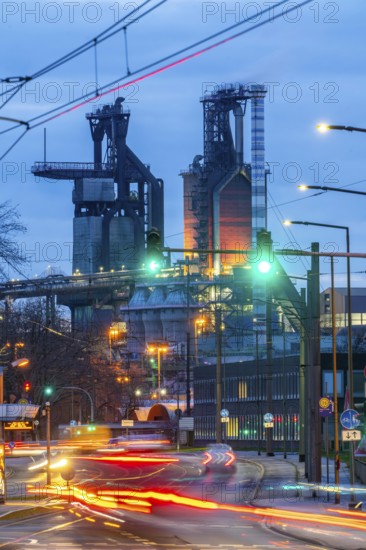 Duisburg-Bruckhausen steel site, ThyssenKrupp Steel, blast furnaces 8 and 9, on