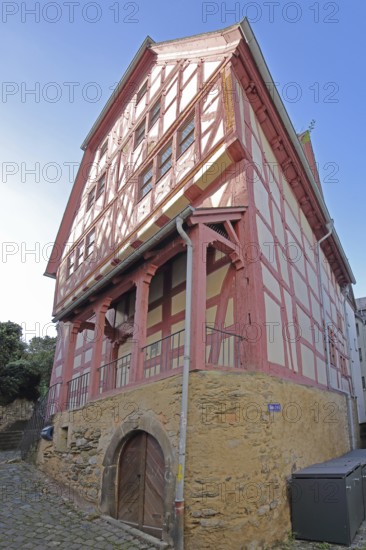 Germany's oldest half-timbered house built in 1289, record, oldest, historic, Römer 2-4-6, Old