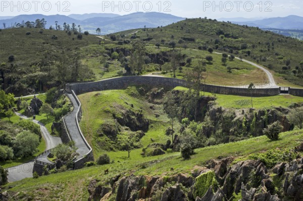 Enclosure at the Cabarceno Natural Park, Penagos, Cantabria, Spain, Europe