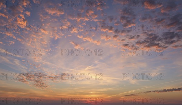 Beautiful dramatic scenic after sunset sky background after sunset