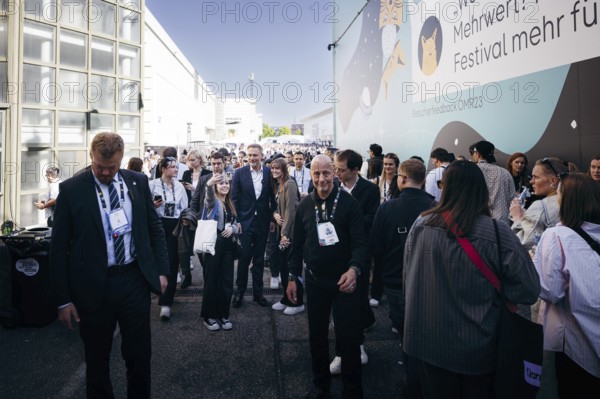 Christian Lindner (FDP), Federal Minister of Finance, photographed at the OMR Festival (Online