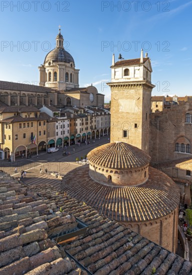 Piazza delle Erbe, Mantua, Mantova, Italy, Europe