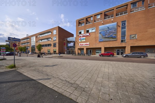 NordseePassage shopping centre with TK Maxx, MediaMarkt and Combi supermarkets, Wilhelmshaven,