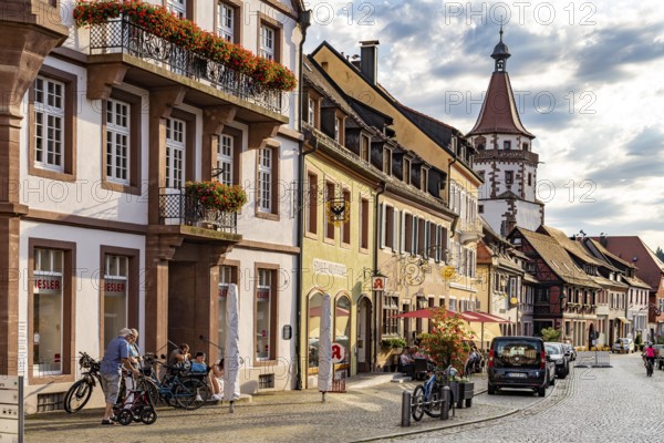 Old town and Niggelturm in Gengenbach, Black Forest, Baden-Württemberg, Germany, Europe