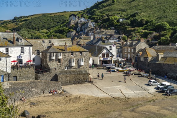 Town view Port Isaac, Cornwall, England, Great Britain