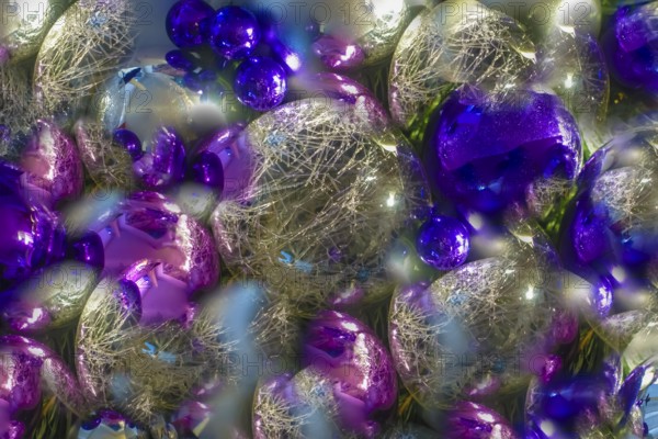 Creative shot, Christmas baubles alienated, Christmas card, Christmas, motif, pattern, pattern,