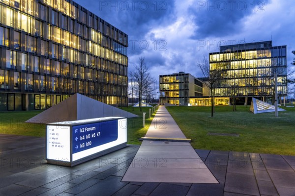 The Ruhr Tech Campus Essen, formerly the Thyssenkrupp Campus, home to the headquarters of