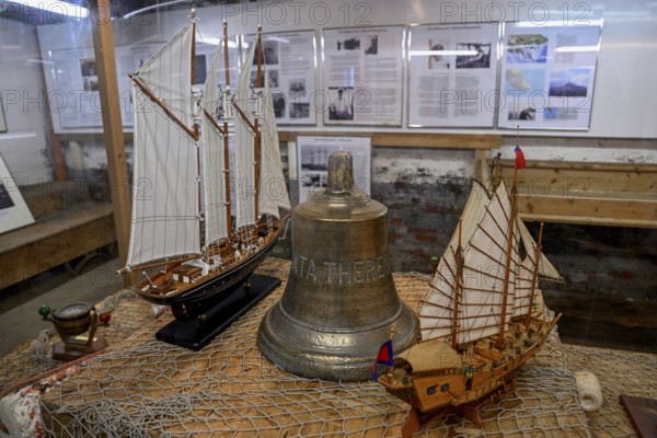 Exhibits in the Maritime Museum, Tammensiel, Pellworm Island, Schleswig-Holstein Wadden Sea