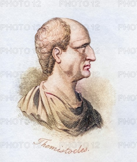 Themistocles, c. 524-459 BC Athenian soldier and statesman. From the book Crabbs Historical