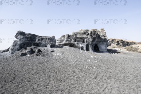 Stratified City, Antigua rofera de Teseguite, Lanzarote, Canary Islands, Spain, Europe
