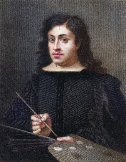 Bartolome Esteban Murillo, ca. 1618-1682, Religious painter of the Baroque period. From the book