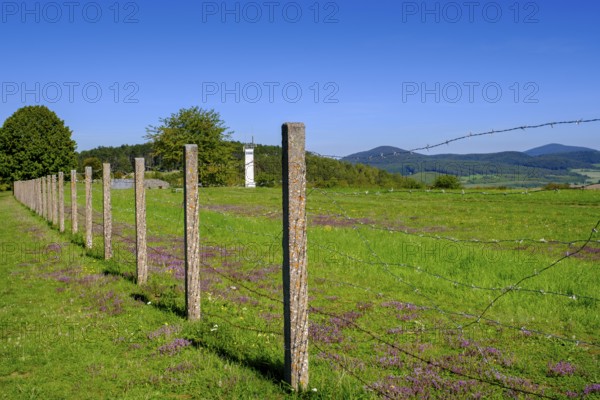 Point Alpha memorial near Geisa, border tower and border fortifications, Green Belt, former border,