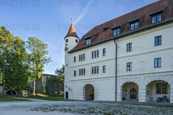 Gate of the castle of the Wülzburg fortress, Renaissance fortified building, Weißenburg in Bavaria,