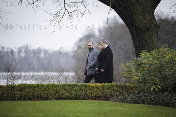 Trilateral meeting at Villa Borsig between Germany, Armenia and Azerbaijan. Annalena Bärbock