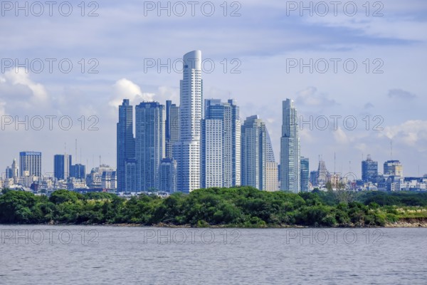 Buenos Aires, Argentina, Skyline of Buenos Aires on the Rio de la Plata, South America