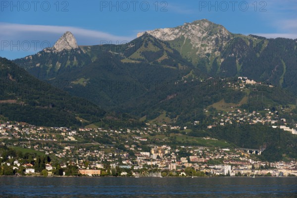 Montreux on Lake Geneva, travel, holiday, hotel, Alps, summer, canton, city, cityscape, tourism,