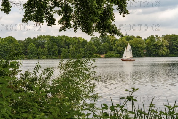 The Sechs-Seen-Platte, a local recreation area in the south of Duisburg, near the Wedau district, 6