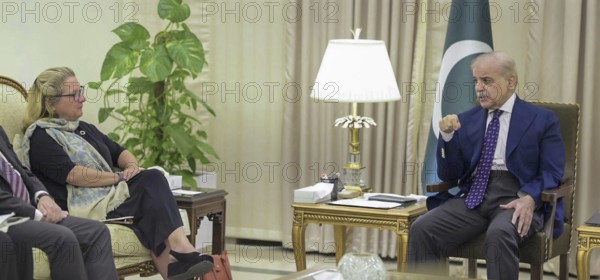 Svenja Schulze (SPD), Federal Minister for Economic Cooperation and Development, meets the