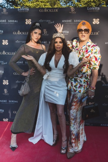 Micaela shepherd, Kader Loth and Julian F.M. Stöckel at the first Fashion Night with Harald