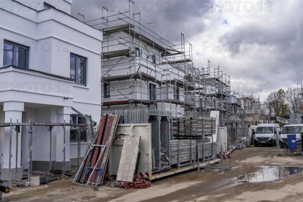 New development district, around 140 detached and semi-detached villas being built in the south of