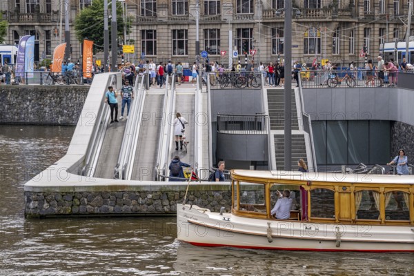 New bicycle car park at Amsterdam Central Station, Stationsplein, space for around 7000 bicycles,