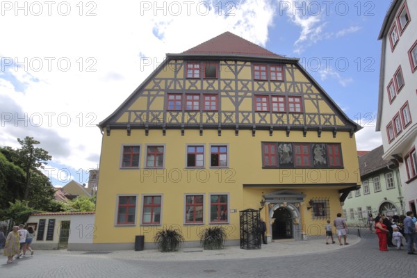 Historic Restaurant Haus zum Sonneborn, Registry Office, Erfurt, Thuringia, Germany, Europe