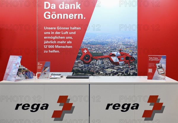 Air-Rescue rega exhibition stand, Switzerland, Europe