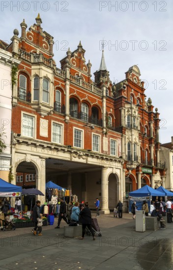 Historic Lloyds Building in town centre of Ipswich, Suffolk, England, UK built 1889