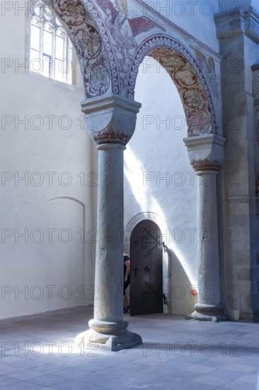 Benedictine monastery Bursfeld on the Weser near Hannoversch Münden. Bursfelde Monastery is a