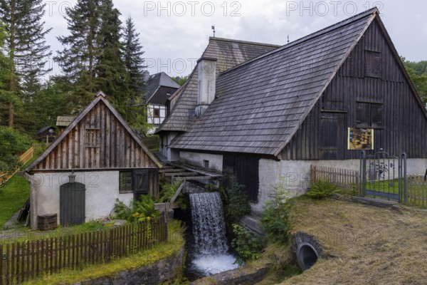 Situated on the Sehma, the Frohnau hammer became Saxony's first technical monument in 1907 and is