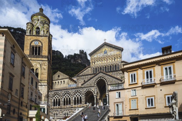 Cathedral of St Andrew Apostle, Amalfi, Salerno, Campania, Italy, Europe