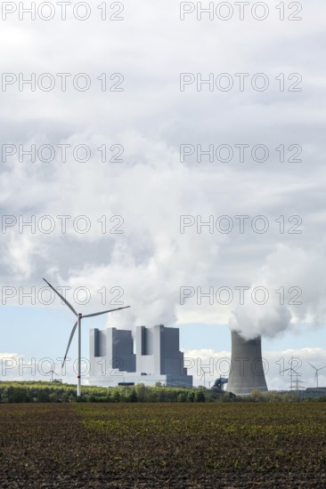 Grevenbroich, North Rhine-Westphalia, Germany, RWE Power AG Neurath power plant, lignite-fired