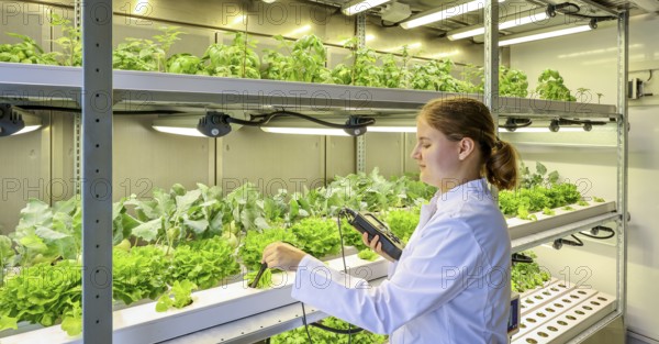 Dinslaken, North Rhine-Westphalia, Germany, Regional vegetable cultivation at the sewage treatment