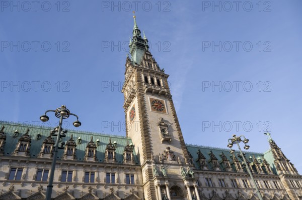 City Hall, State Government, North German Renaissance, Hamburg, Germany, Europe