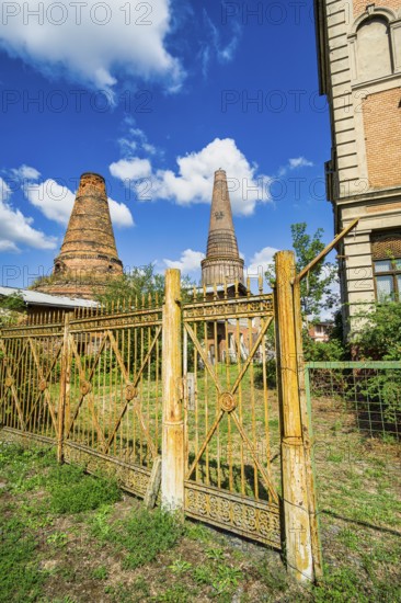 Historic lime kilns, Wriezen, Brandenburg, Germany, Europe