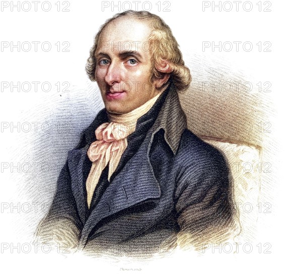 Antonio Canova (1757-1822) Italian sculptor, Historical, digitally restored reproduction from a