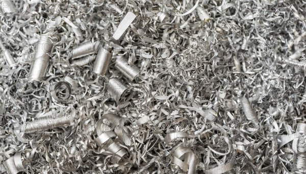 Metal, material, metal shavings, stainless steel scrap