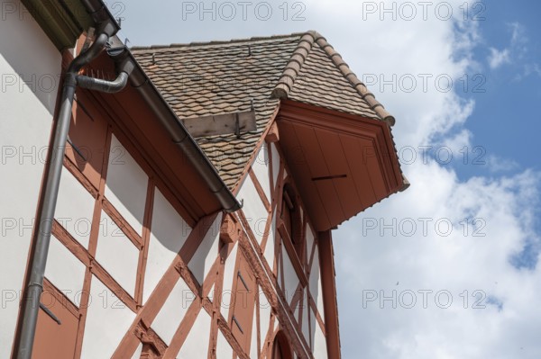 Roof lift bay window of the former barn, barn from 1424, today cultural barn of the Altstadfreunde