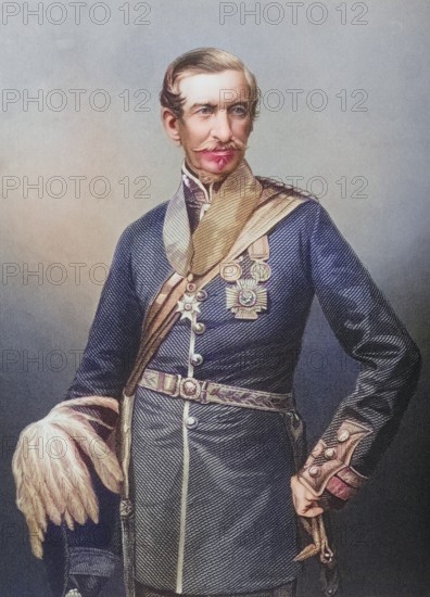 Sir Archdale Wilson, 1803-1874, British general. Painted by DJ Pound after a photograph by Mayall.