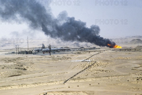 Oil industry in the Ras Tanura area, Saudi Arabia, 1979, Asia