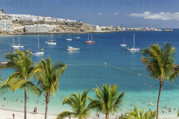 Anfi del Mar beach, Playa de la Verga, Arguineguin, Gran Canaria, Canary Islands, Spain, Anfi del